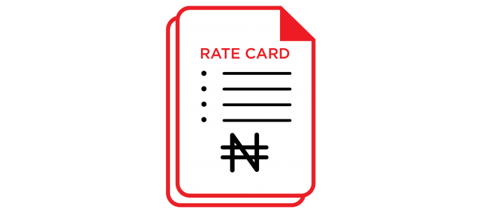 Max Rate Card